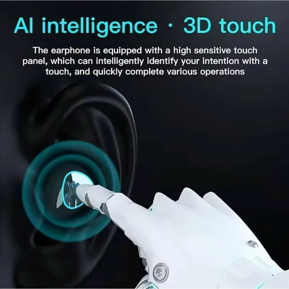 Wireless Bluetooth Digital Earbuds V5.3 Noise Cancelling IP7 Waterproof  NIB